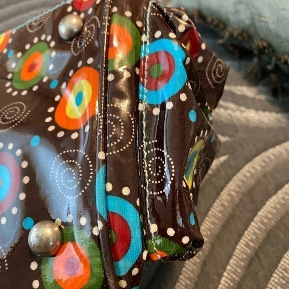 Kalencom multi colored many pocket Diaper Bag